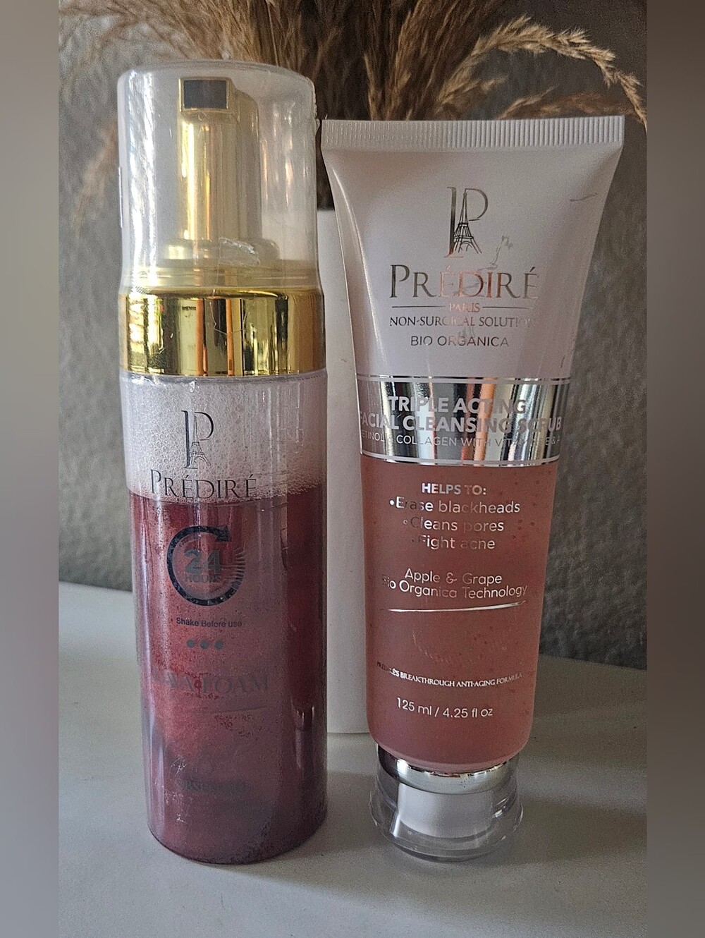Predire Triple Acting Facial Cleansing Scrub & Lava Foaming Cleanser